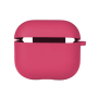 Чехол-футляр для наушников Silicone Case with microfibra для Samsung Buds FE / Buds 2 / Buds 2 Pro / Buds Live, Shiny pink