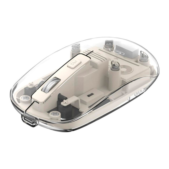 Компьютерная беспроводная мышка XO M12 Bluetooth и USB Адаптер 2.4G, Cream