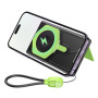 Внешний аккумулятор Power Bank Hoco DB83 magnetic 22.5W PD20W 10000mAh, black-green
