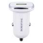 Автомобильное Зарядное Устройство Borofone BZ12A USB QC 3.0 3A cable Type-C 1m, White