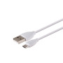 Автомобильное Зарядное Устройство Borofone BZ14 2USB 2.4A cable MicroUSB 1m, White