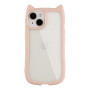 Чехол - накладка TPU+PC Cat Ears Case для iPhone 13 / 14 pink