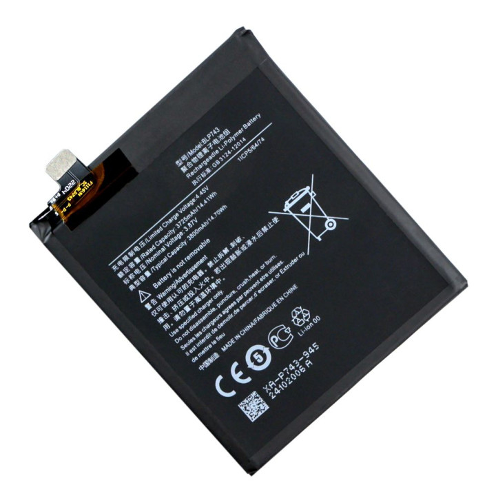 Аккумулятор BLP743 для OnePlus 7T 3800mAh, Original