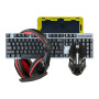 Игровой комплект 4-in-1 T-Wolf TF-240 (клавиатура, мышь, наушники, коврик), Black