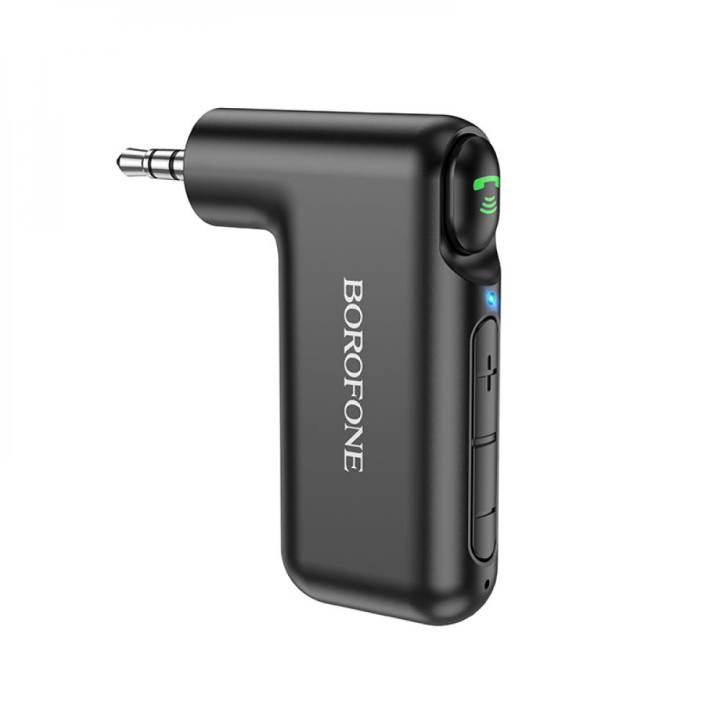 Автомобильный FM-модулятор Borofone BC35 Wideway Mini-Jack 3.5мм 150mAh, Black