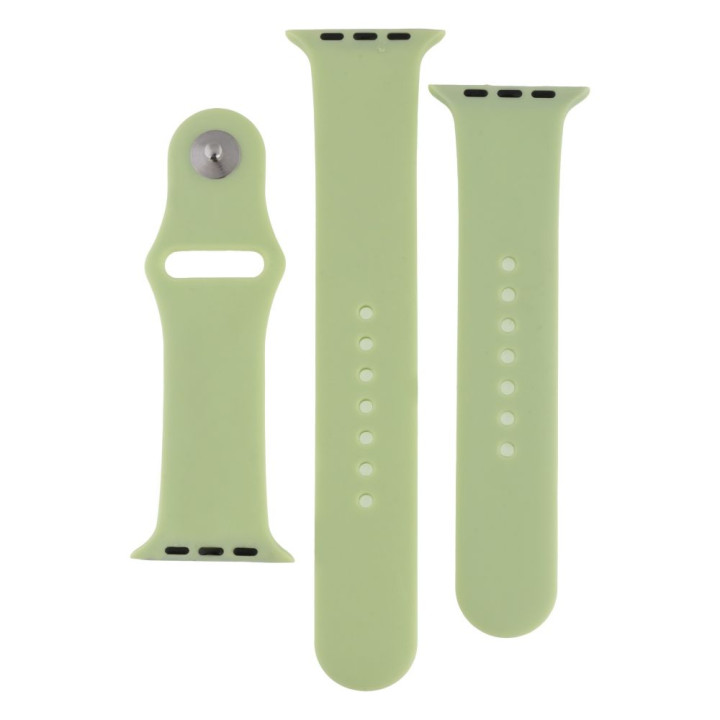 Ремешок Silicone Two-Piece для Apple Watch 42 / 44mm, 61, Avocado green