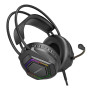 Игровые проводные наушники Borofone BO105 Thunder, Black