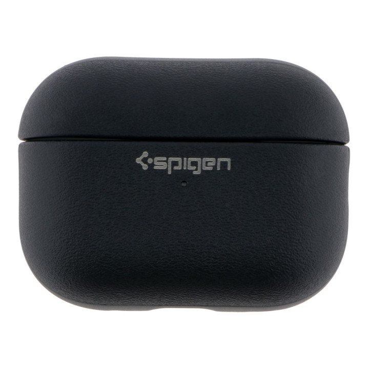 Чехол TPU Spigen Leather Armor для Airpods 1 / 2, Black