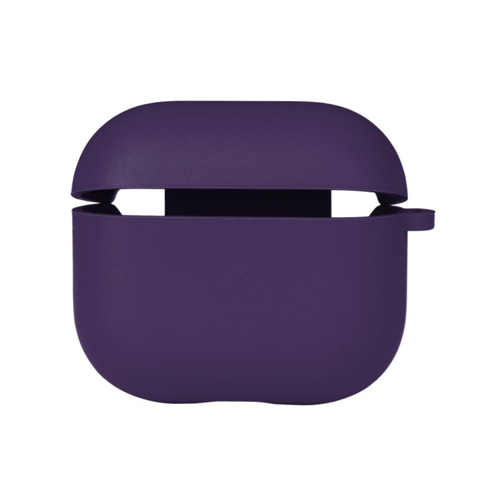 Чехол Silicone Case with microfibra для Airpods 3, Purple