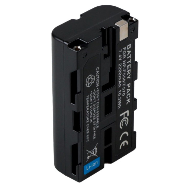 Аккумуляторная батарея для видеооборудования F550 / 570 2000 mAh, Black