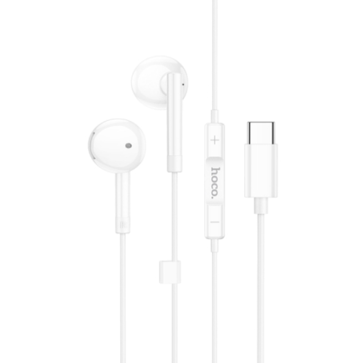 Проводные Наушники Hoco M93 Type-C, White