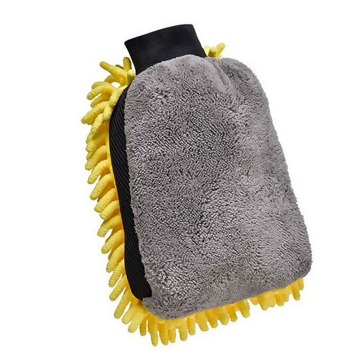 Перчатка из микрофибры 19*26см для автомобиля, Yellow