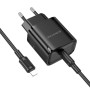 Сетевое зарядное устройство Borofone BA84A 1USB-C PD / QC 30W / Type-C to Lightning, Black