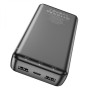 Портативная батарея Power Bank Hoco J100A 2USB / Type-C / Micro-USB 2A 20000 mAh, Black