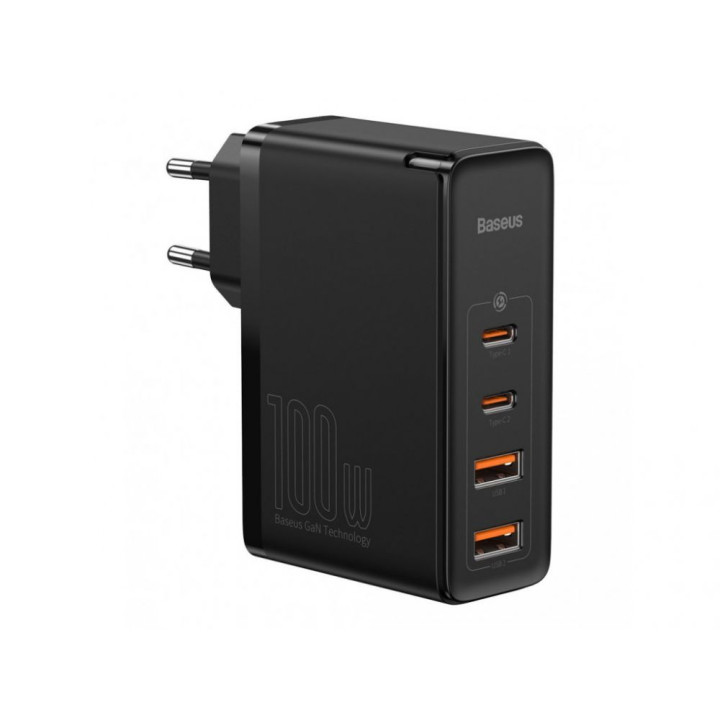 Сетевое Зарядное Устройство Baseus GaN2 Pro CCGAN2P-L USB 60W Type-C 100W QC4.0, Black