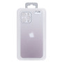 Чехол-накладка TPU Glass Logo Matte Gradient with Frame для Apple Iphone 12 Pro
