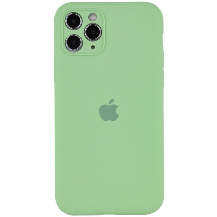 Чехол накладка Silicone Case Full Camera with Frame для Apple iPhone 14 Pro Max