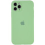 Чехол накладка Silicone Case Full Camera with Frame для Apple iPhone 14 Pro Max