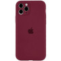 Чехол накладка Silicone Case Full Camera with Frame для Apple iPhone 14 Pro Max