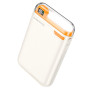 Портативная мобильная батарея Power Bank Borofone BJ69 PD20W magnetic digital display 10000mAh, Orange - Сream