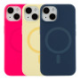 Чехол - накладка Silicone Case with Magsafe для iPhone 14
