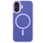 Чехол накладка TPU+PC Color Chrome with Magsafe для iPhone 16 Plus purple