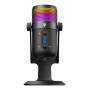 Микрофон для стрима Fantech MCX03 Leviosa Max с RGB-подсветкой, Black