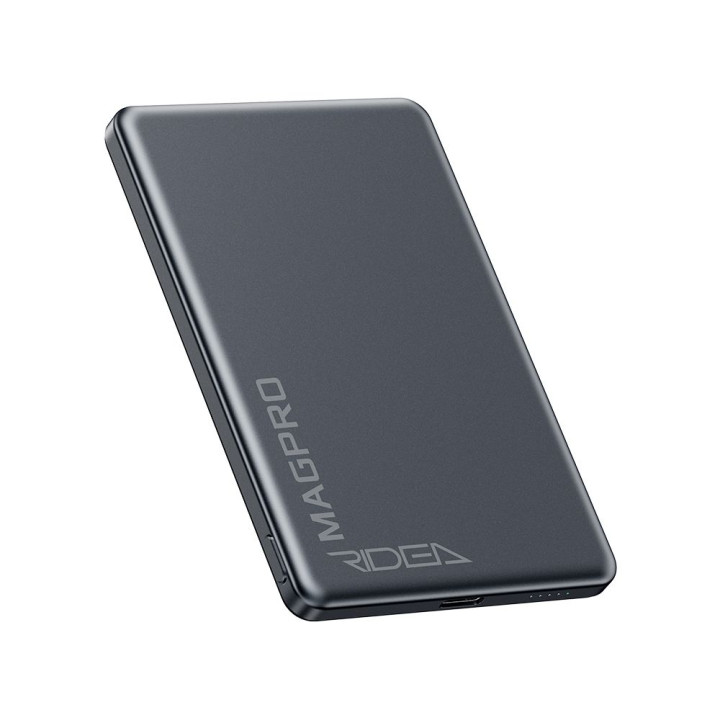 Портативная батарея Ridea RP-M5 MAGPRO QC / PD 20W, QI 15W with Magnetic 5000mAh, Gray