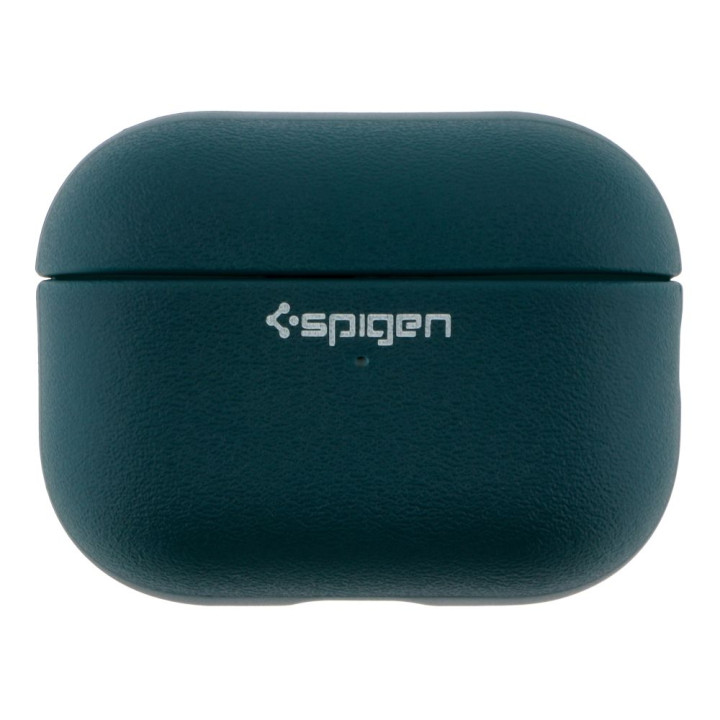 Чехол TPU Spigen Leather Armor для Airpods 1 / 2, Dark Green