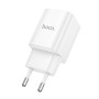 Сетевое зарядное устройство Hoco C149A 1USB / Type-C PD / QC 30W, White