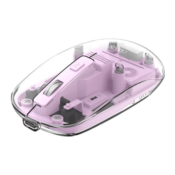 Компьютерная беспроводная мышка XO M12 Bluetooth и USB Адаптер 2.4G, Purple