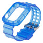 Ремешок Color Transparent для Apple Watch 44mm + Protect Case, Blue