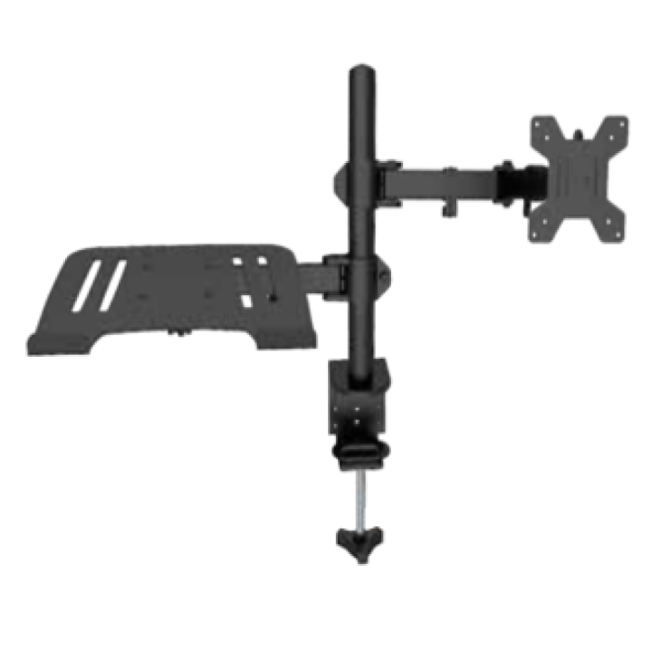 Настольный Крепеж-Кронштейн для Монитора и Ноутбука M074, Black