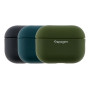 Чехол TPU Spigen Leather Armor для Airpods Pro, Dark Green