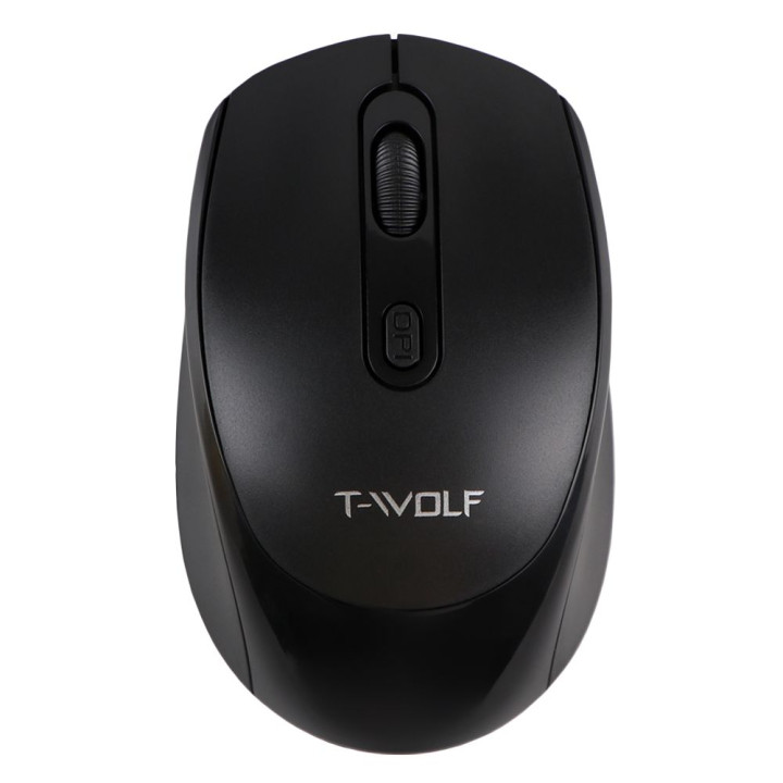 Беспроводная Мышь Wireless TWolf Q4 1200 DPI, Black