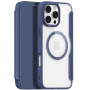 Чехол-книжка Dux Ducis Skin X Pro with MagSafe для iPhone 16 Pro Max blue