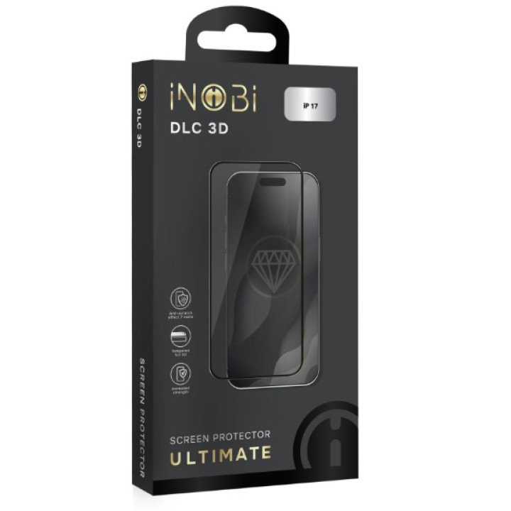 Защитное стекло iNOBI Ultimate DLC 3D для iPhone 17