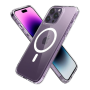 Чехол накладка TPU + PC Spigen Ultra Hybrid with Magsafe для iPhone 14 Pro transparent
