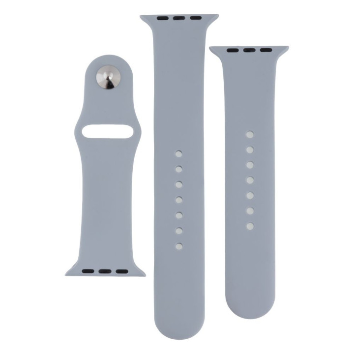 Ремешок Silicone Two-Piece для Apple Watch 42 / 44mm, 26, Mist blue