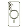 Чехол TPU Metallic Full Camera with Magsafe для Samsung Galaxy S24 rose gold