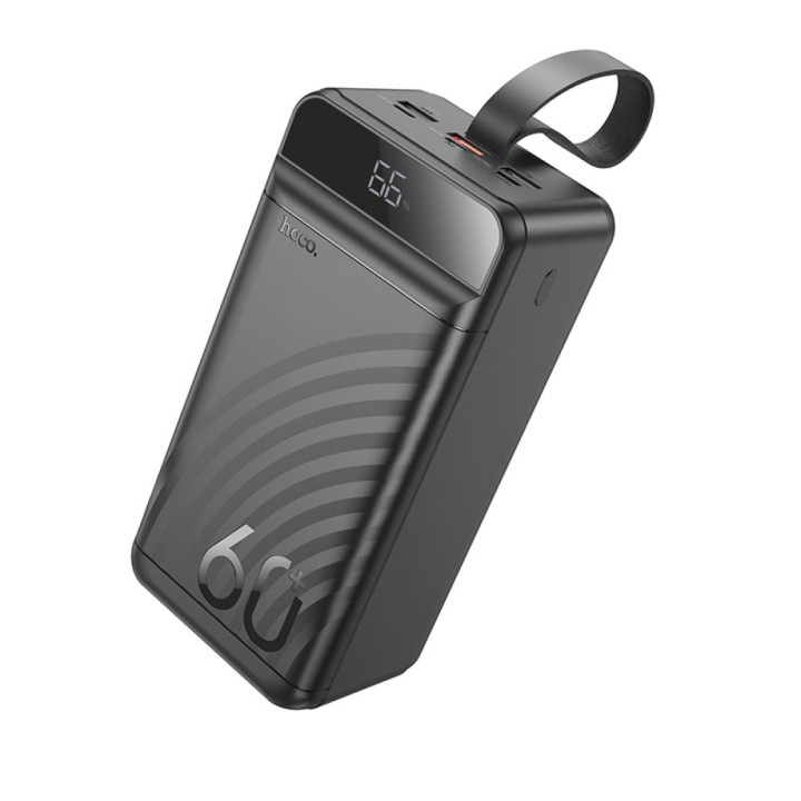 Power Bank Hoco J123C Element 22.5W+PD20W с цифровым дисплеем 60000 mAh, Black