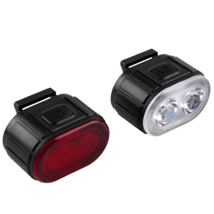 Велосипедный фонарь 078 2LED IPX4 Waterproof 6 Modes, Black