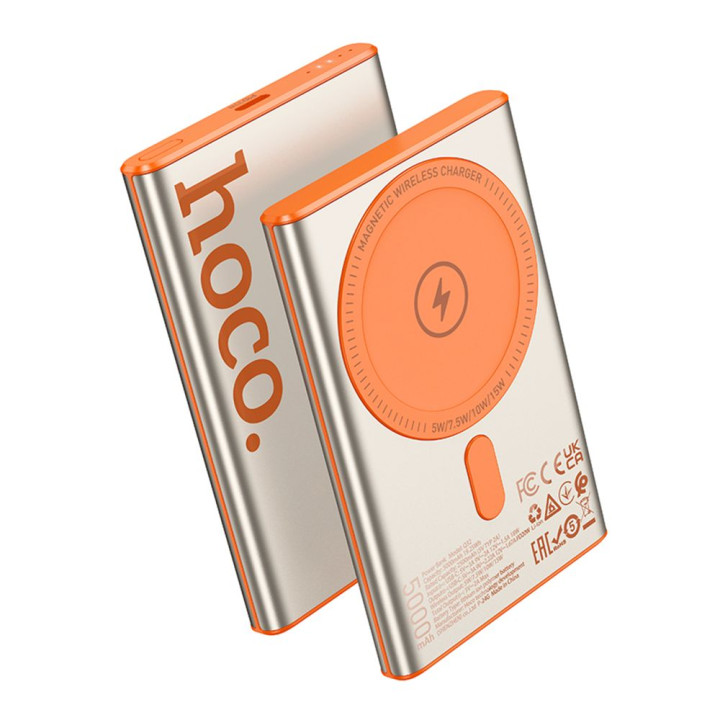 Внешний аккумулятор Power Bank Hoco Q32 Bird PD20W 5000mAh, Titan Gold