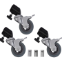 Комплект Колес для Фотооборудования 22мм, Black