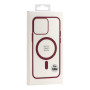 Чехол накладка NEW TPU Color with Magsafe для iPhone 15 Pro Max red