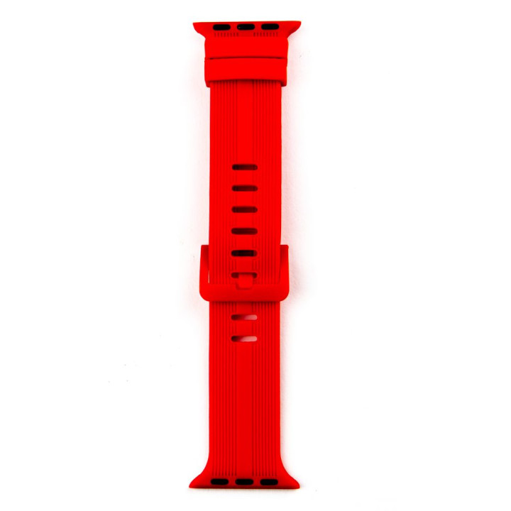 Ремешок для Apple Watch Band Silicone Shine 38/40/41 mm, Red