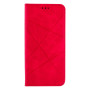 Чехол - книжка Business Leather для Samsung Galaxy A03s crimson