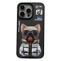 Чехол накладка TPU + PC Nimmy 3D with Matal Buttons для iPhone 15