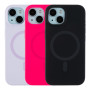 Чехол - накладка Silicone Case with Magsafe для iPhone 15