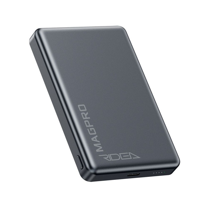 Портативная батарея Ridea RP-M10 MAGPRO QC / PD 20W, QI 15W with Magnetic 10000mAh, Gray
